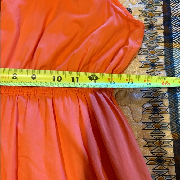 GAP Women's Sleeveless tie Split Neck Coral Dress size Small - Picture 5 of 8